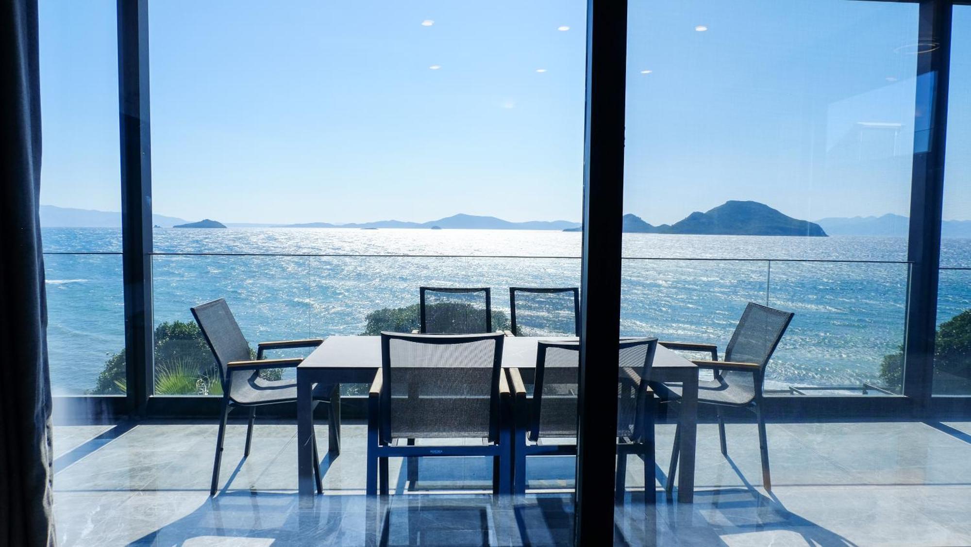 Bodrum Ada Apart Otel Turgutreis موجلا المظهر الخارجي الصورة