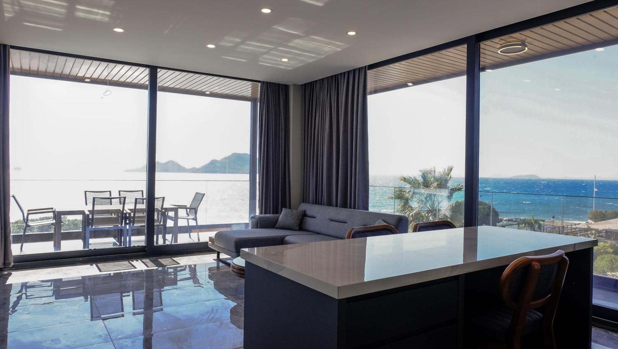 Bodrum Ada Apart Otel Turgutreis موجلا المظهر الخارجي الصورة