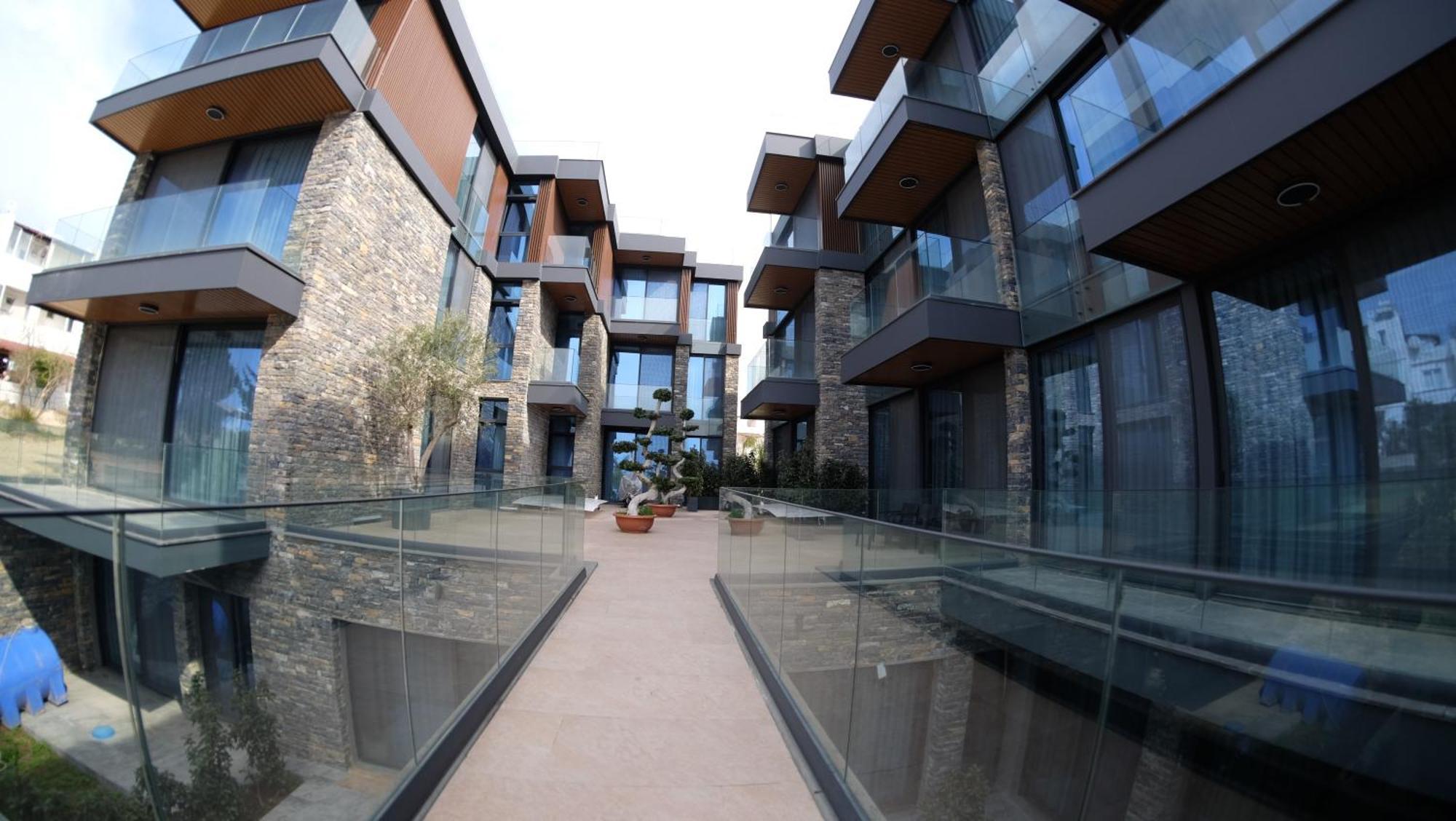 Bodrum Ada Apart Otel Turgutreis موجلا المظهر الخارجي الصورة