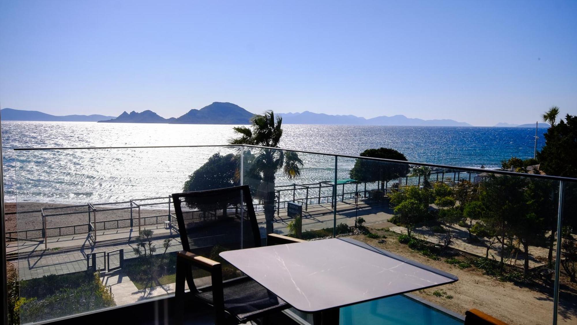 Bodrum Ada Apart Otel Turgutreis موجلا المظهر الخارجي الصورة