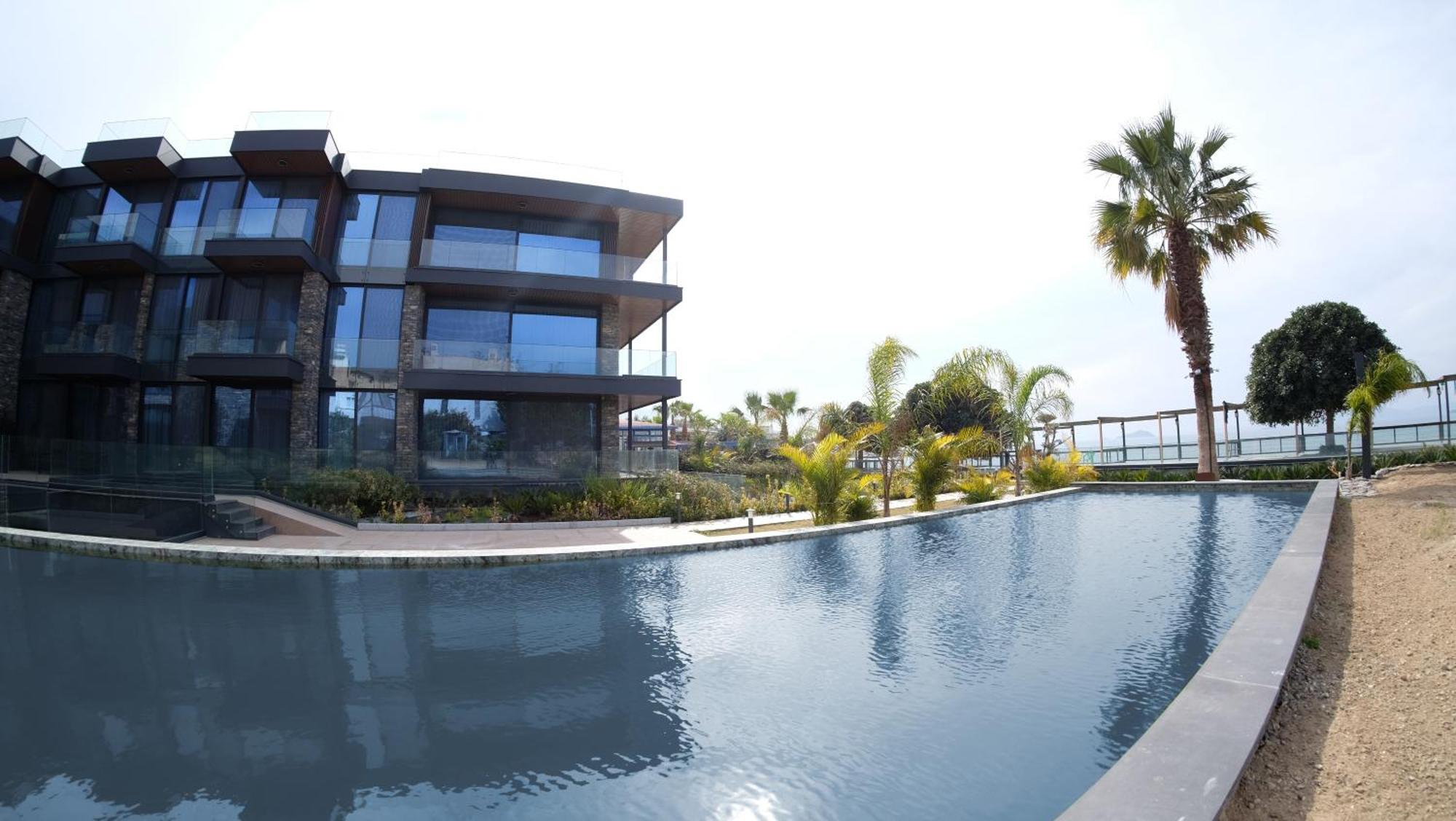 Bodrum Ada Apart Otel Turgutreis موجلا المظهر الخارجي الصورة