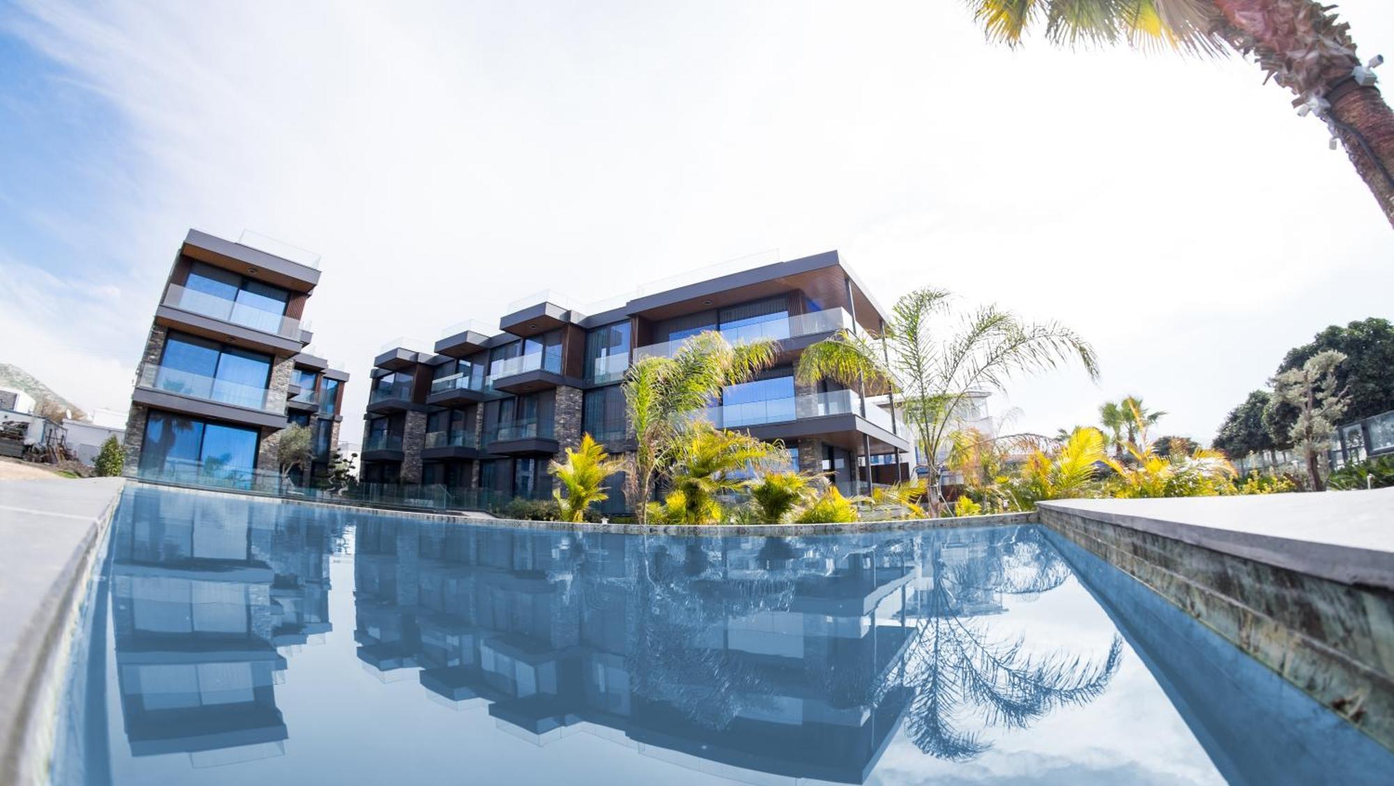 Bodrum Ada Apart Otel Turgutreis موجلا المظهر الخارجي الصورة