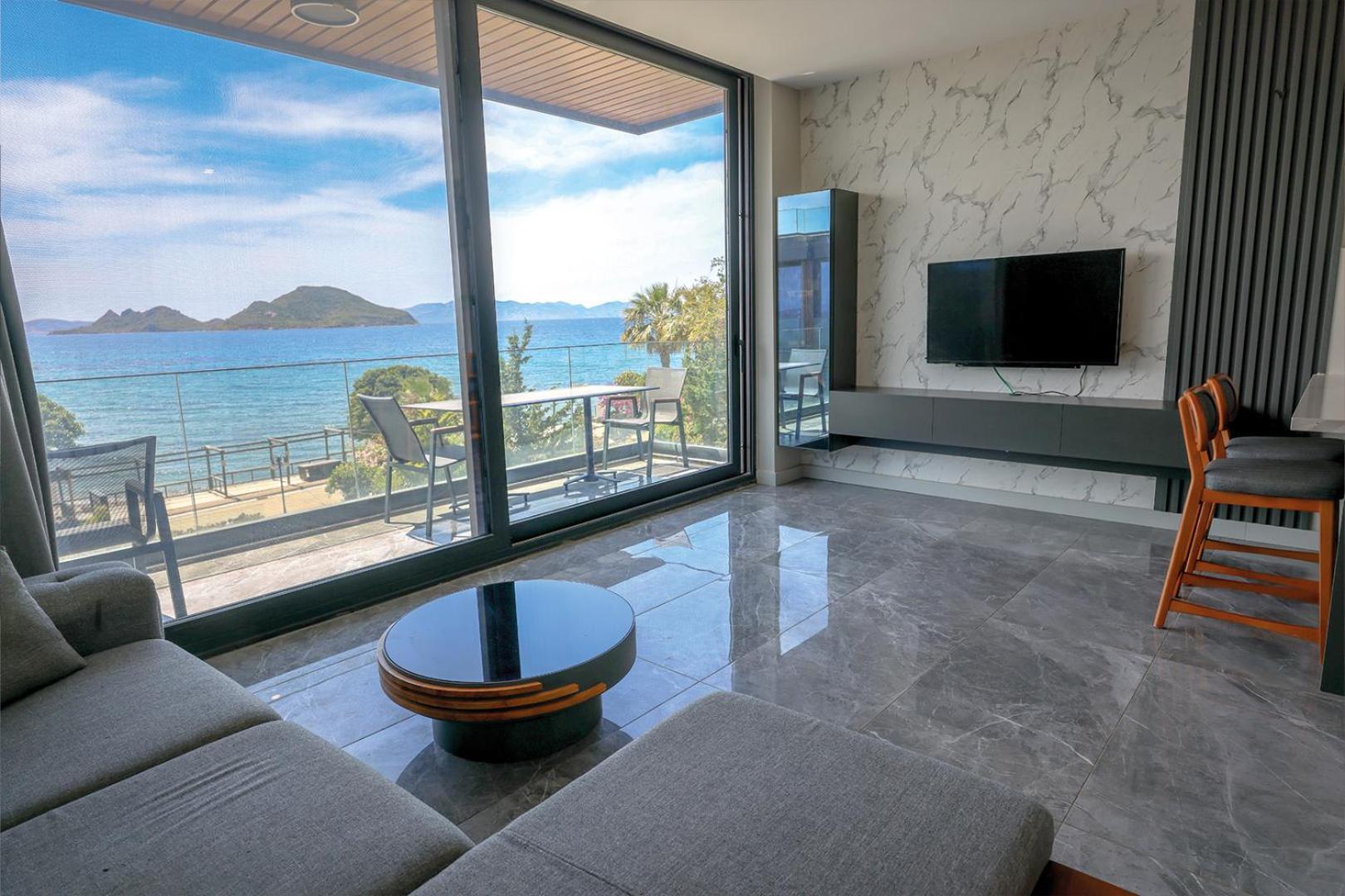 Bodrum Ada Apart Otel Turgutreis موجلا المظهر الخارجي الصورة