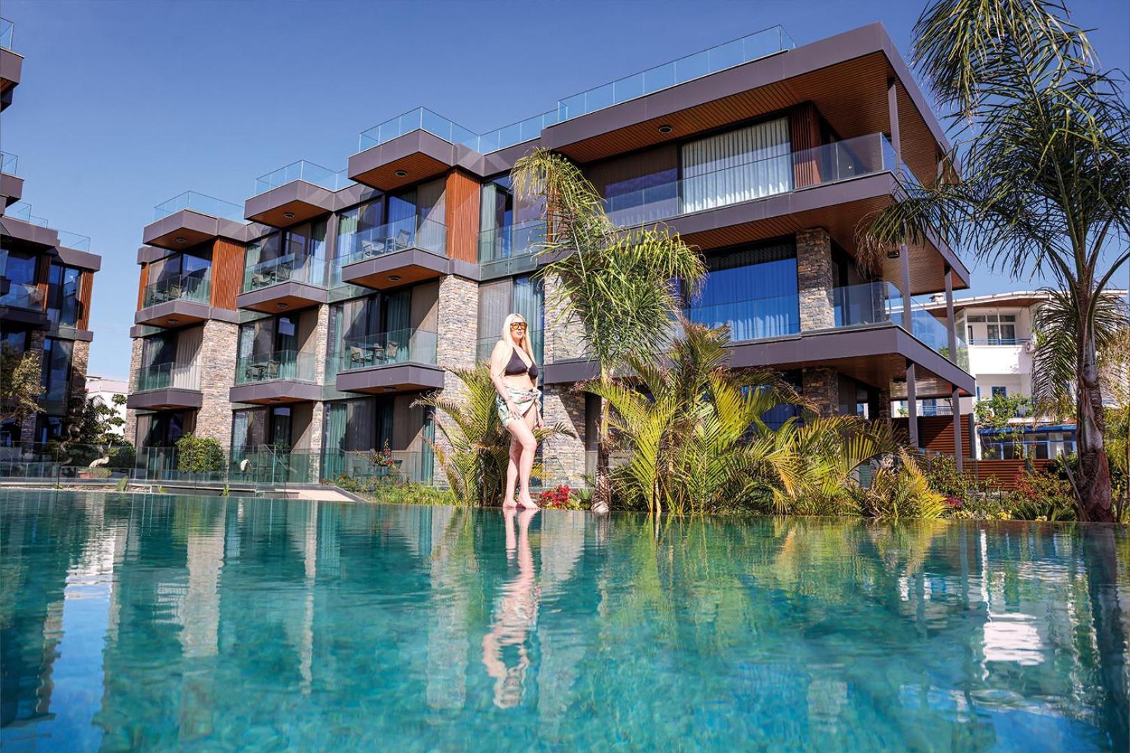 Bodrum Ada Apart Otel Turgutreis موجلا المظهر الخارجي الصورة
