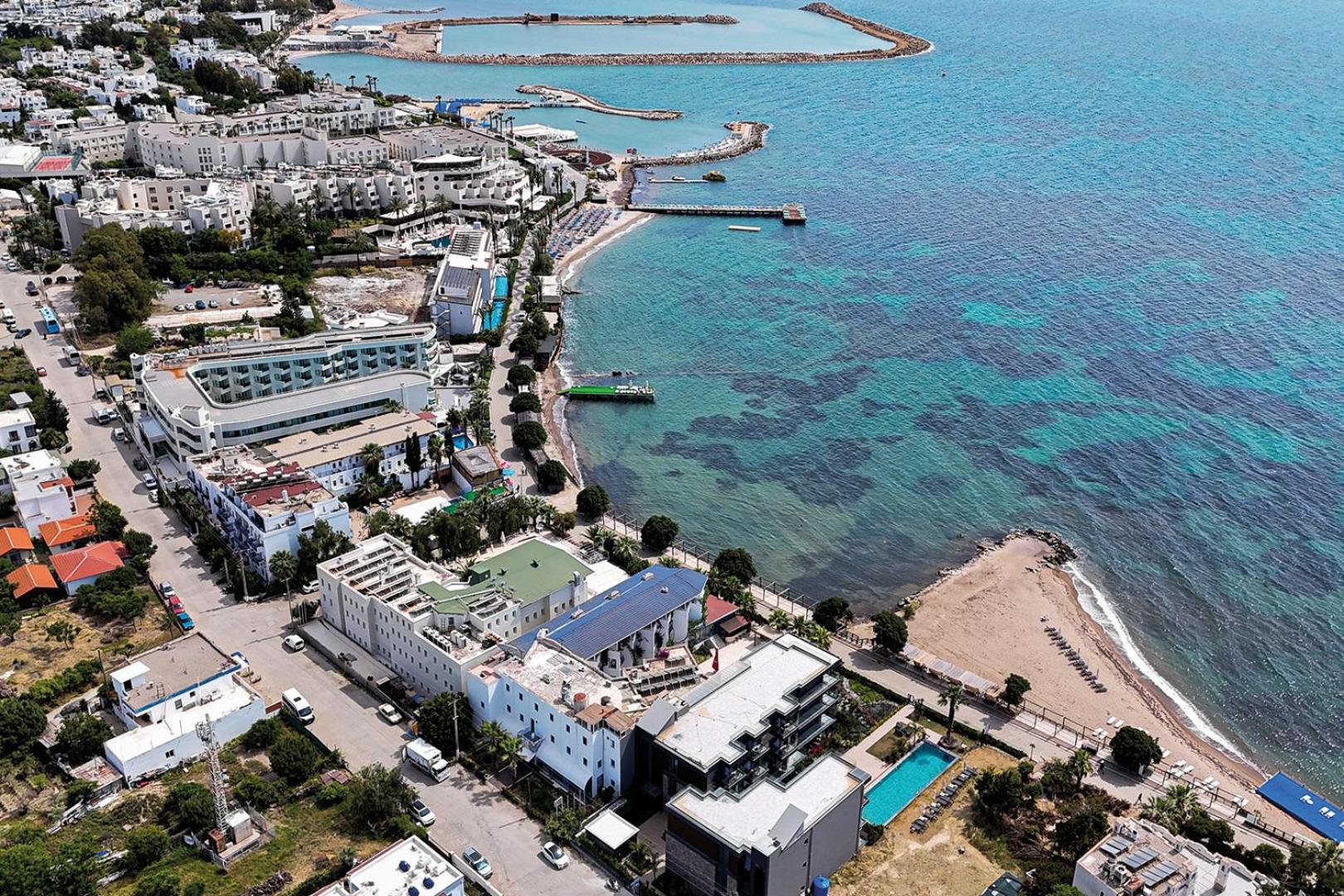 Bodrum Ada Apart Otel Turgutreis موجلا المظهر الخارجي الصورة