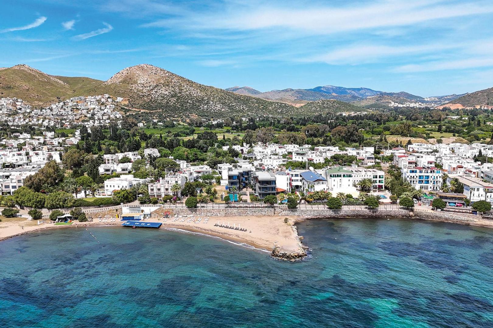 Bodrum Ada Apart Otel Turgutreis موجلا المظهر الخارجي الصورة
