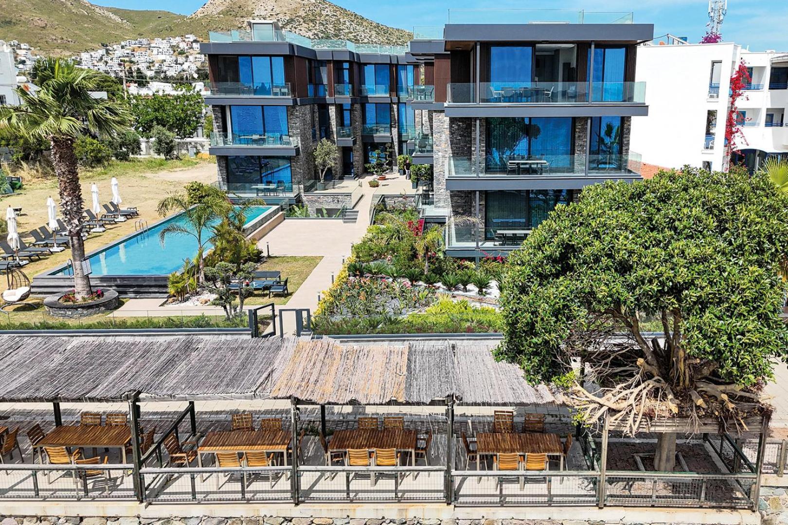 Bodrum Ada Apart Otel Turgutreis موجلا المظهر الخارجي الصورة
