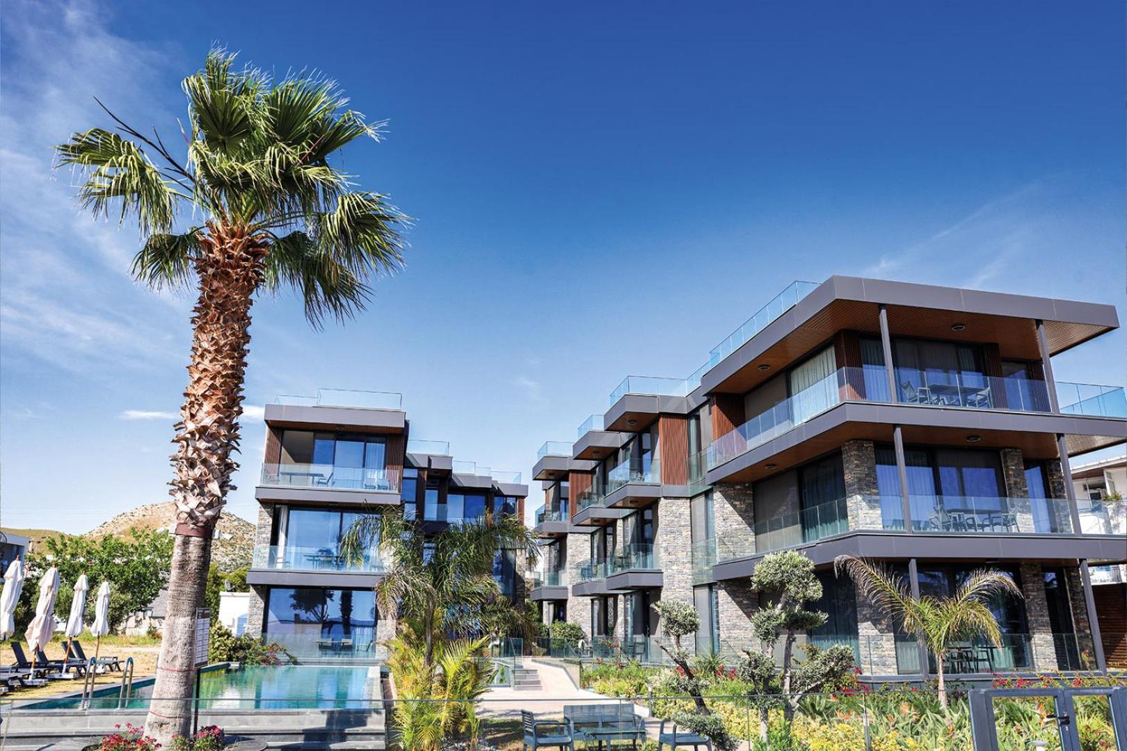 Bodrum Ada Apart Otel Turgutreis موجلا المظهر الخارجي الصورة